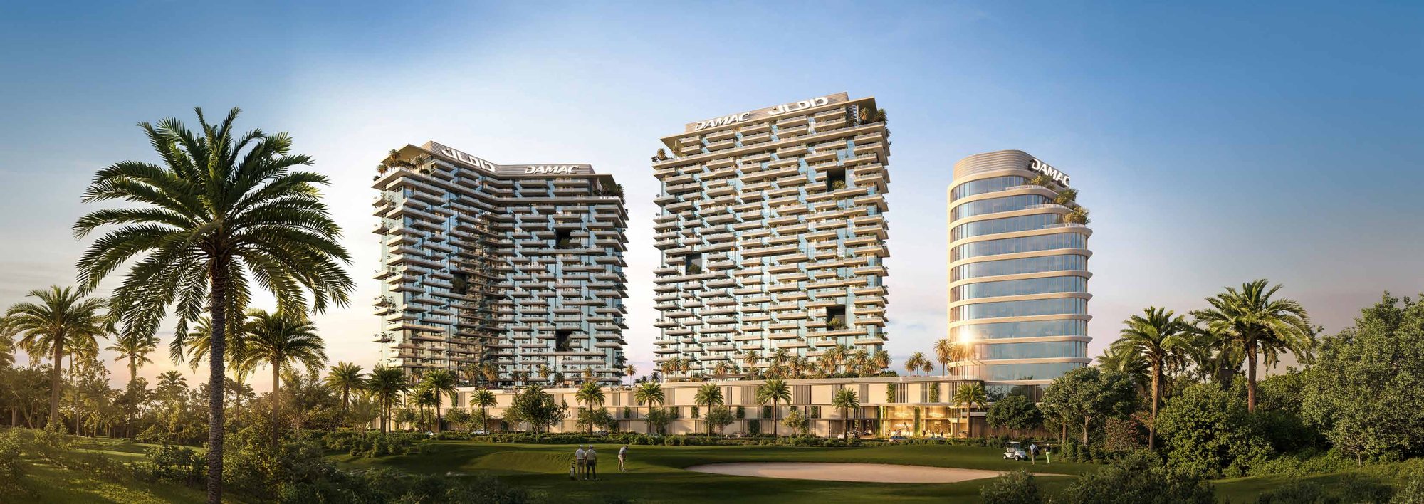 DAMAC Riverside Views waterfront apartments in Dubai Investments Park