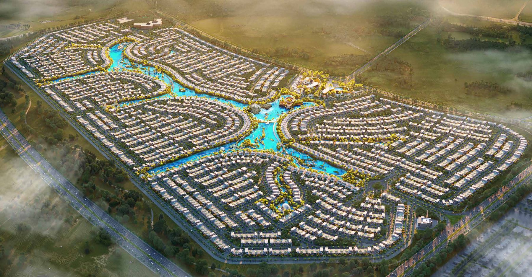 DAMAC Islands 2 master plan aerial map